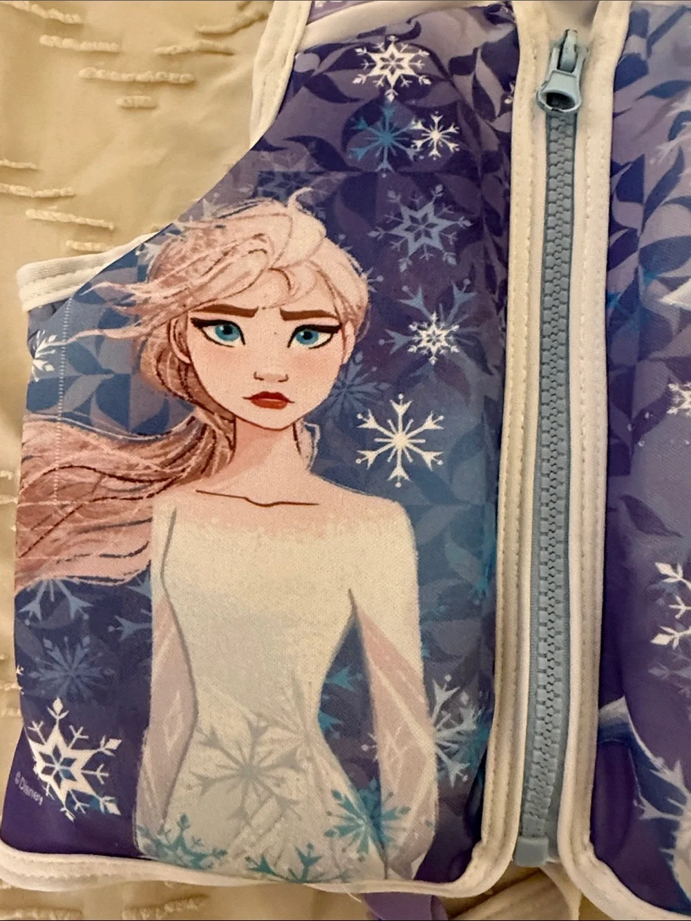 Disney Elsa Swim Safety Vest in Purple and Blue